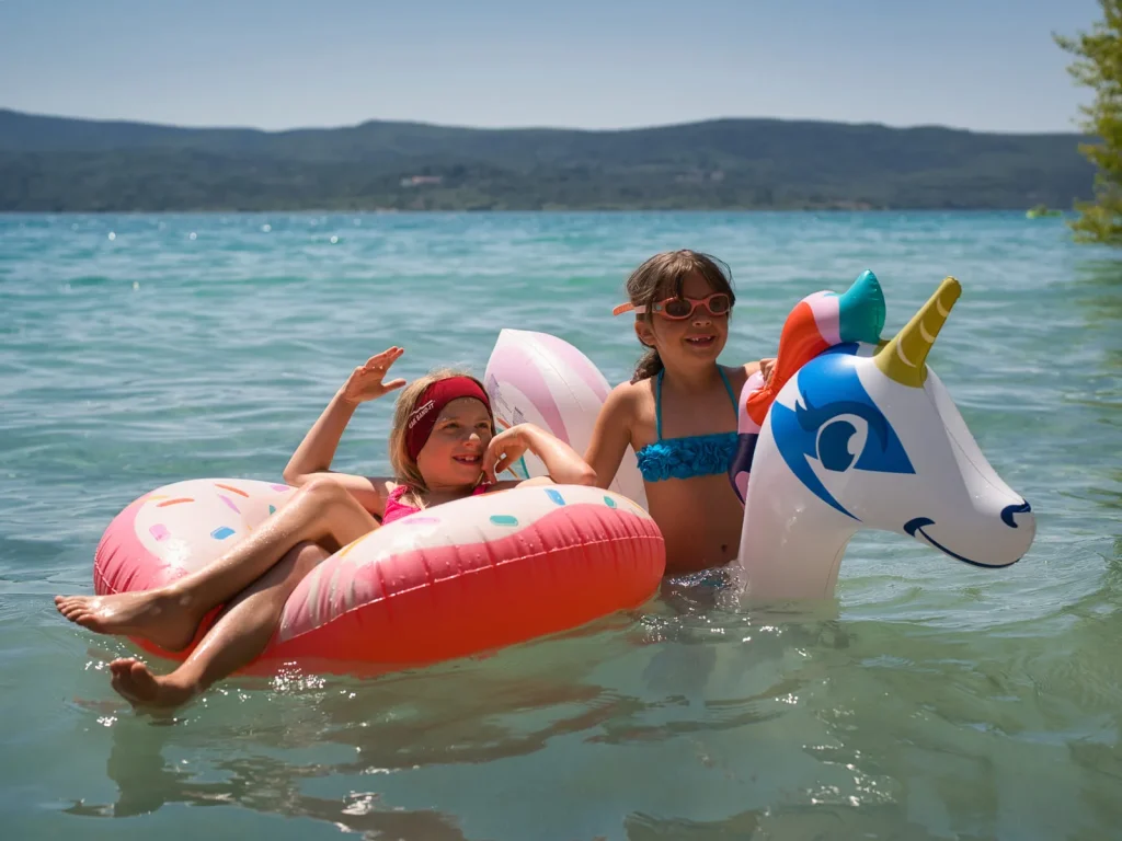 Journée d'été au lac de Sainte Croix du Verdon